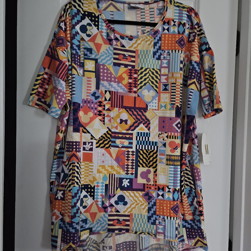New nwt lularoe Disney Minnie mouse shirt top m medium